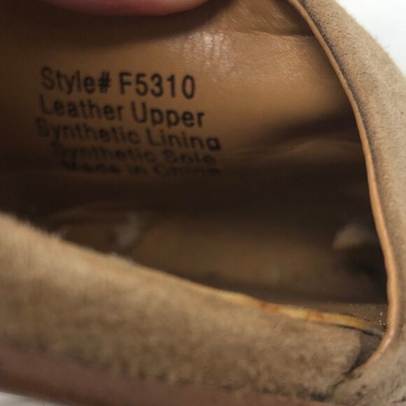 J. Crew Factory Zoe Suede D'Orsay Tan Flats 8 - Picture 5 of 8